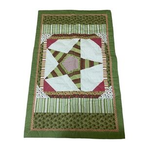 BETTER HOMES AND GARDEN CHRISTMAS Star Sham Multi Color 20” X 36”